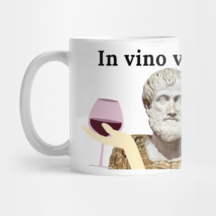 In vino veritas Aristotle Mug